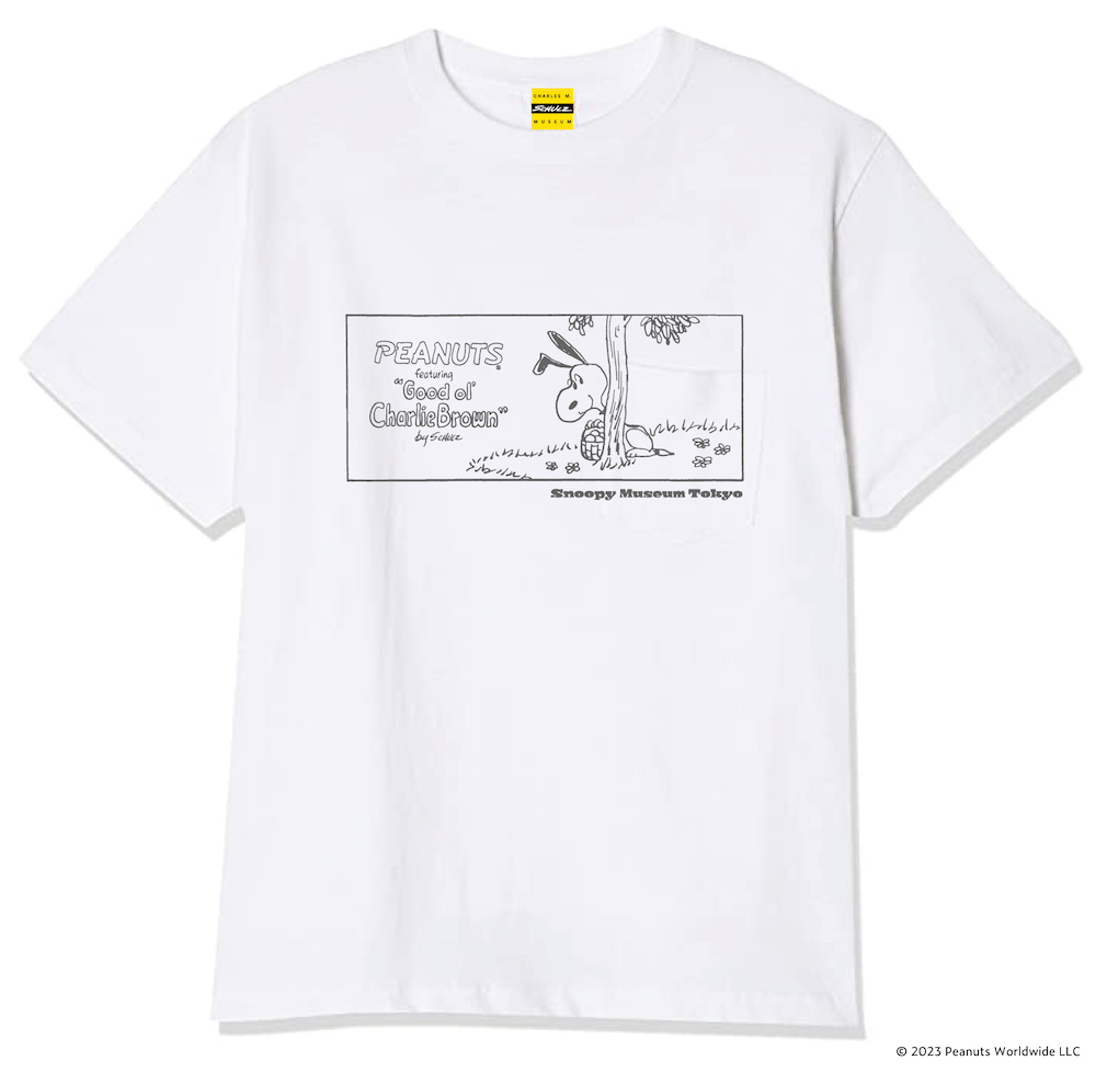 『スヌーピーミュージアムのハッピー・イースター』イベントオリジナルTシャツ　4,180円（税込）（サイズM、L）