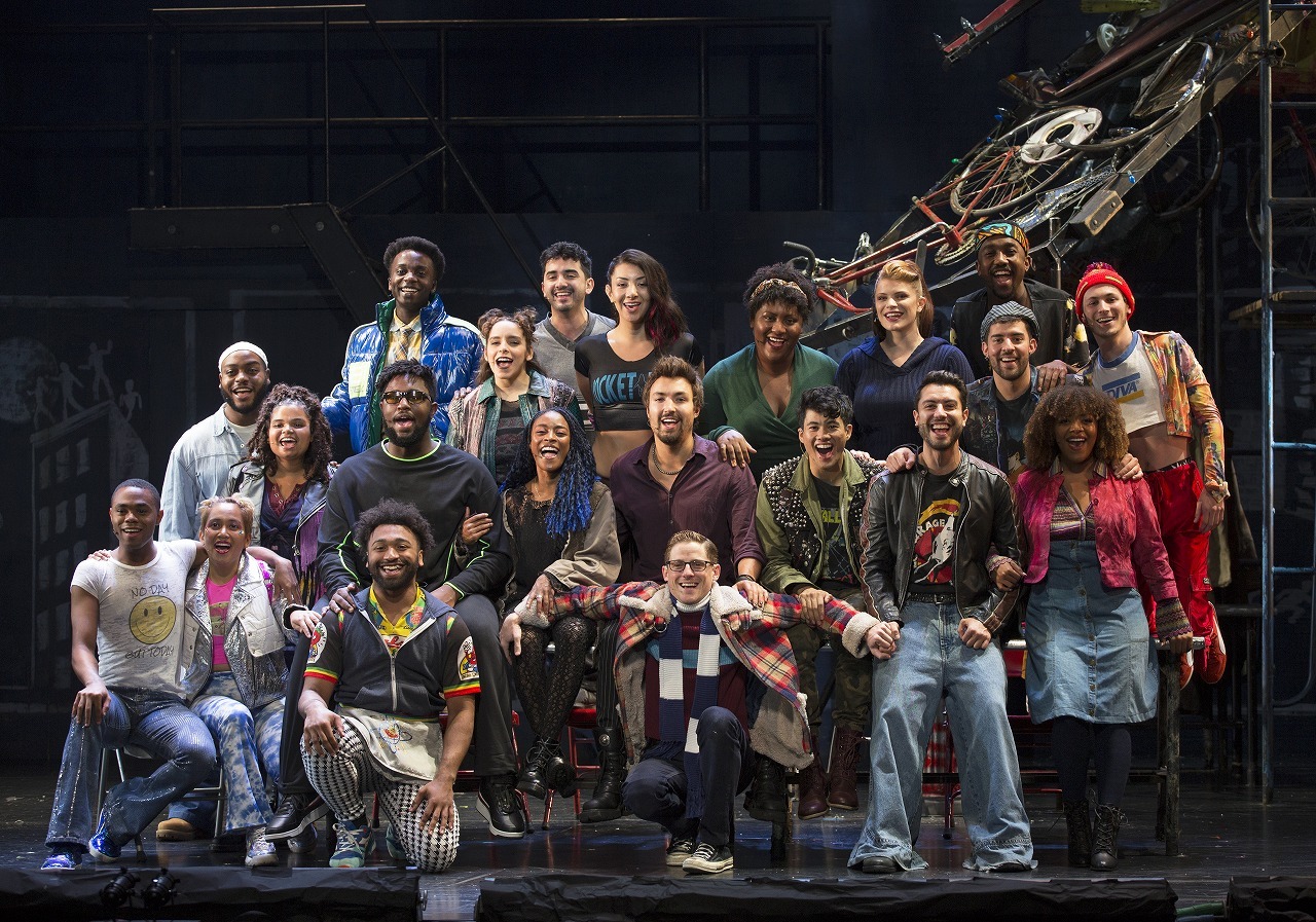 The Company of the RENT 25th Anniversary Farewell Tour(C)Carol Rosegg 