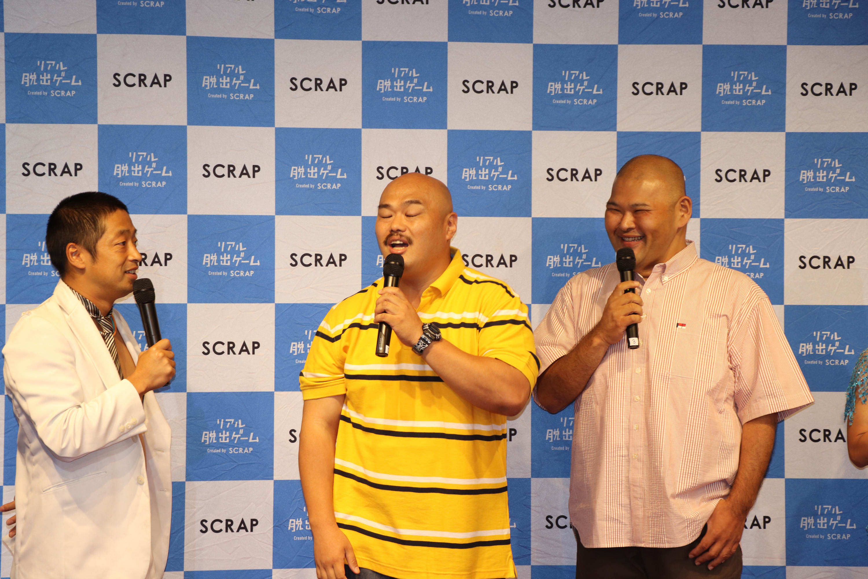 安田大サーカス、左から団長、クロちゃん、ヒロ （c）SHOCHIKU GEINOU