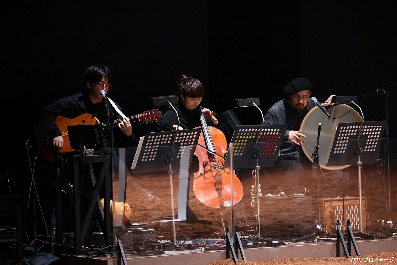 ミュージシャン　（左から）古川麦、 巌裕美子、 HAMA 　撮影：宮川舞子、サギサカユウマ