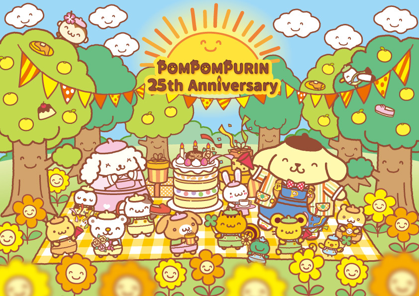 POMPOMPURIN 25th Anniversary Anniversary_にこにこプリンパーティwithチームプリンキービジュアル