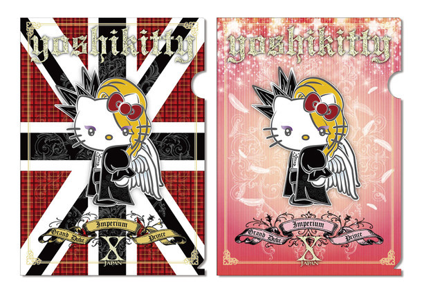 「yoshikitty」A4クリアファイル2枚セット