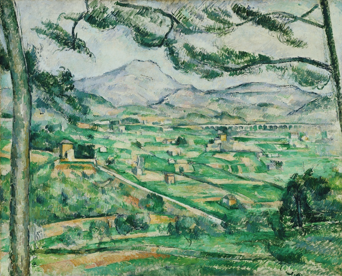 ポール・セザンヌ《サント＝ヴィクトワール山》1886-87年　油彩、カンヴァス　79.3×92.3cm