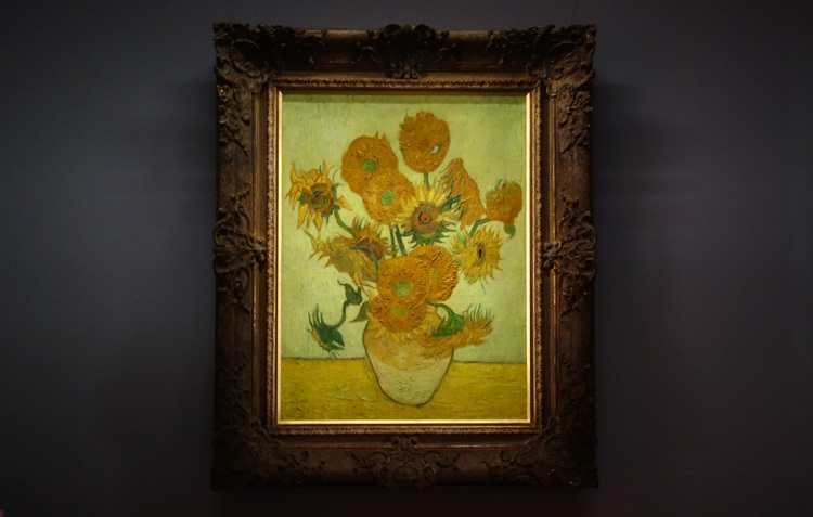 フィンセント・ファン・ゴッホ《ひまわり》1888　油彩・キャンヴァス　SOMPO美術館