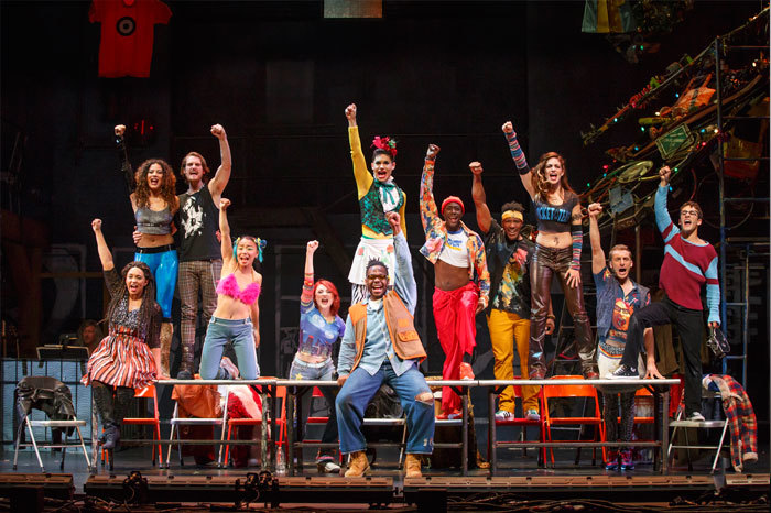 The Company of the RENT 20th Anniversary Tour RENT 20th Anniversary Tour, Credit Carol Rosegg, 2016.