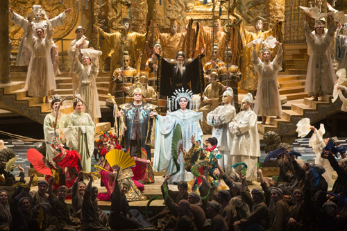 オペラ「トゥーランドット」 ©Marty Sohl/Metropolitan Opera