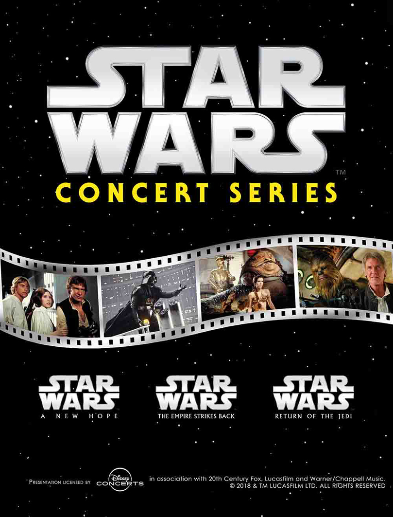 Presentation licensed by DISNEY CONCERTS in association with 20th Century Fox, Lucasfilm and Warner/Chappell Music.