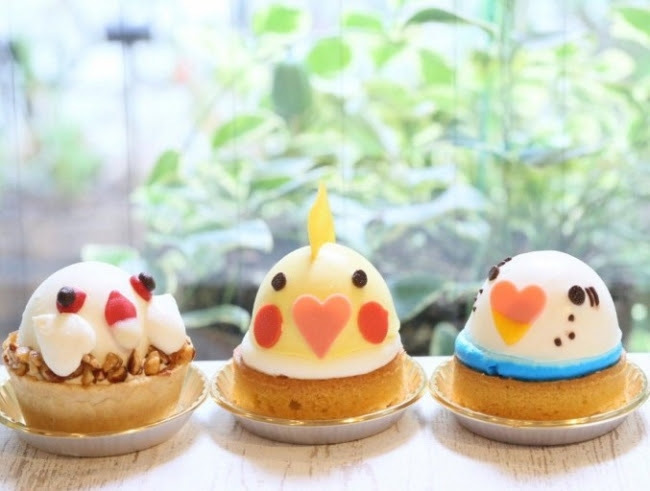 «９月１日（土），２日（日）限定» 【ことりカフェ】ことりケーキ«各日限定各50個»（全３種）750円（税込）