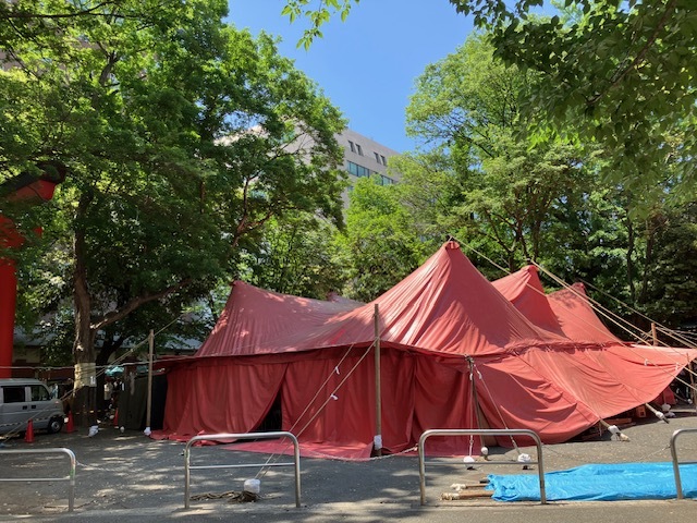 紅テント in 新宿花園神社　2024.5.5