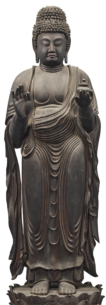 国宝　薬師如来立像　平安時代・8～9世紀　京都・神護寺蔵