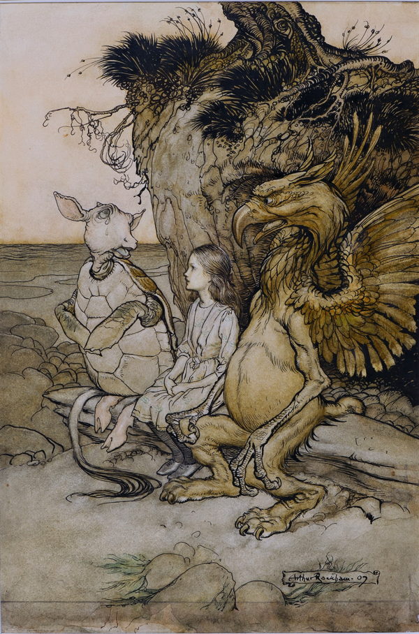 アーサー・ラッカム 「ニセウミガメ」 (C)The Korshak Collection