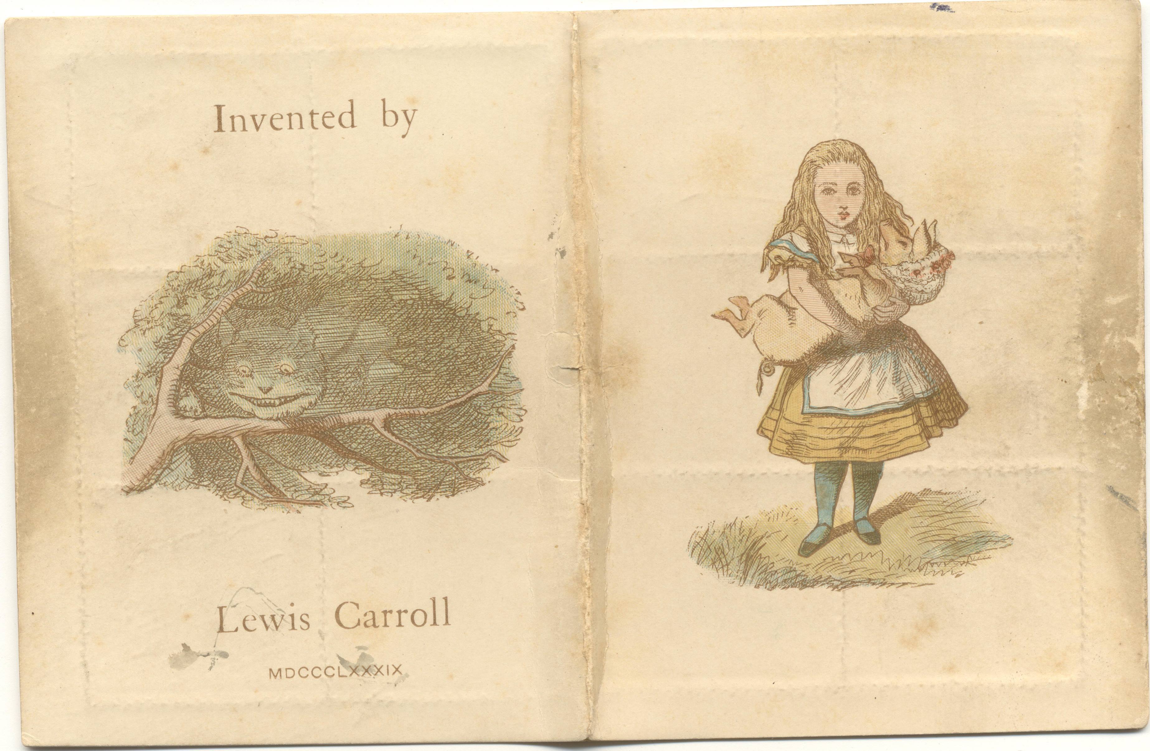 ルイス・キャロル 「切手ケース」 Lewis Carroll, The Wonderland postage stamp case, The Rosenbach, Philadelphia