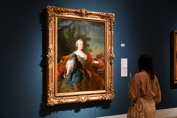 マルティン・ファン・メイテンス（子）《皇妃マリア・テレジアの肖像》 1745-50年頃　ウィーン美術史美術館