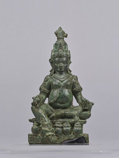 ジャムバラあるいはクベーラ坐像 インドネシア、 中部ジャワ時代・8～9世紀  (展示期間：9月4日～12月25日)