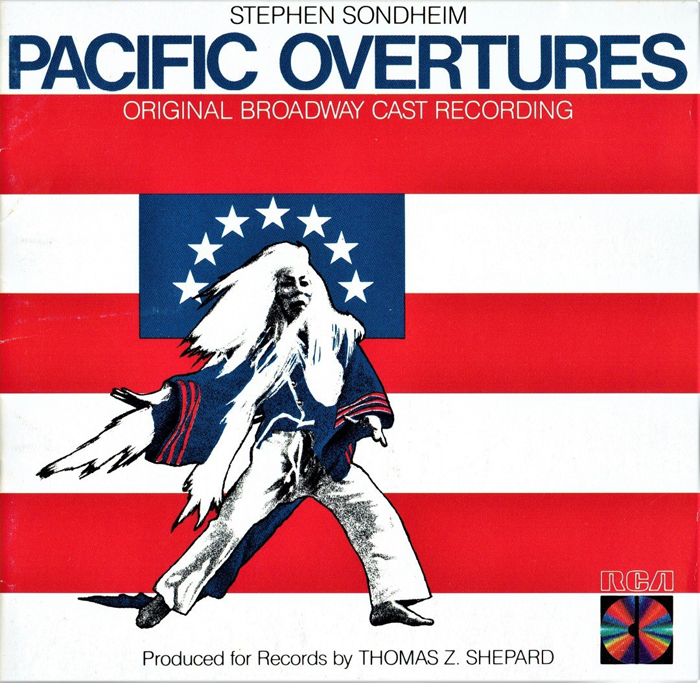 『太平洋序曲』初演（1976年）のオリジナル・キャストCD（輸入盤）。岩松の無骨な歌いっぷりが聴き応え十分で、ソンドハイムの楽曲も秀逸だ。