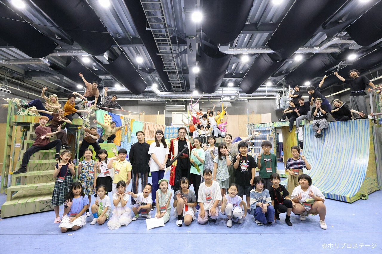 青山メインランドファンタジースペシャル ブロードウェイミュージカル『ピーター・パン』稽古場見学会 　　　　　　　撮影：宮川舞子