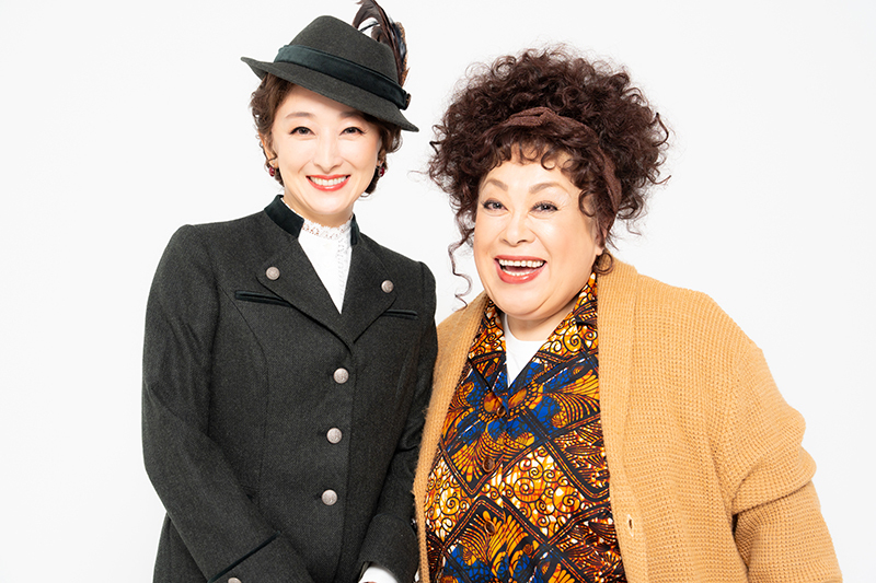 （左から）花總まり、森公美子