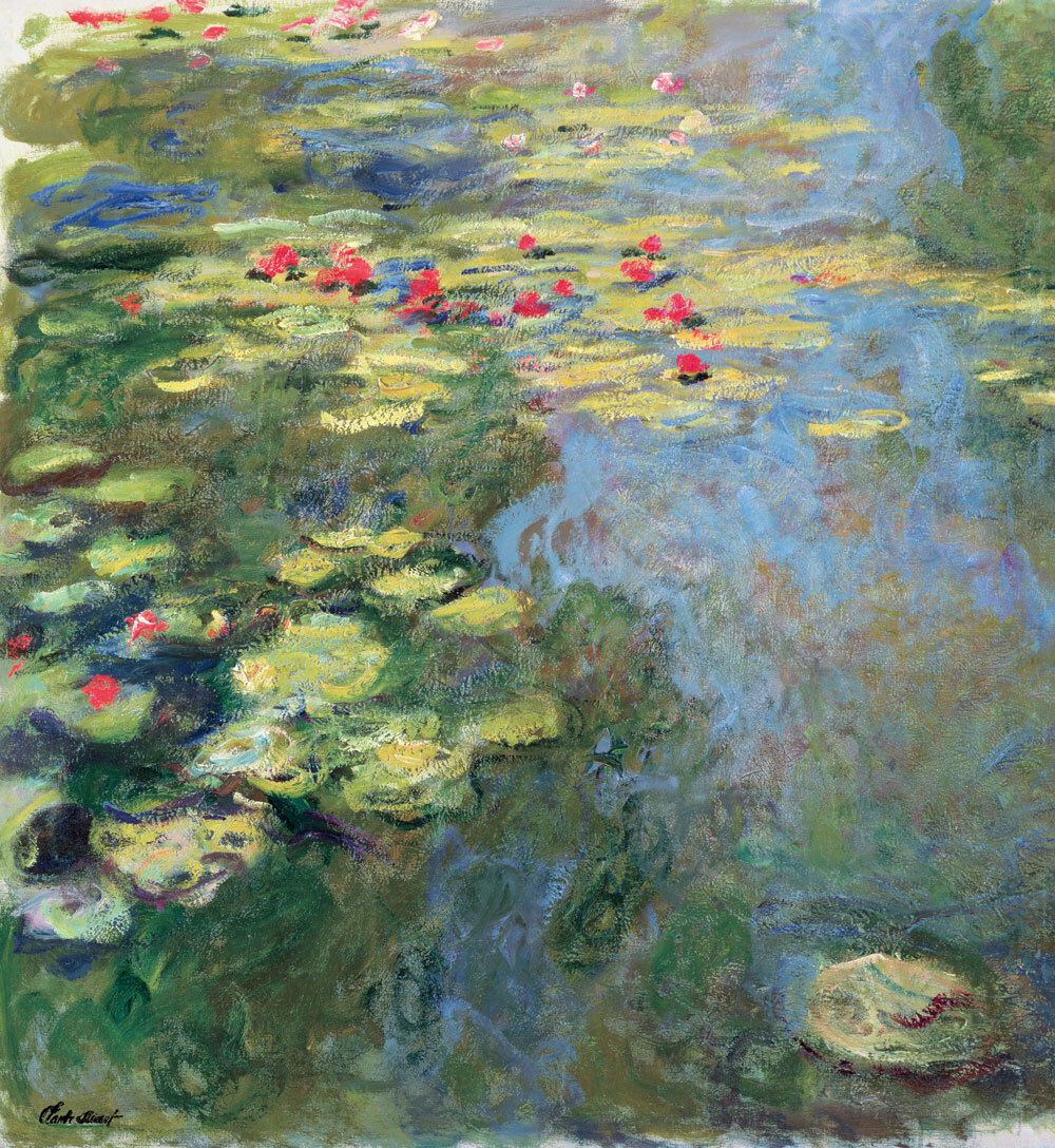 クロード・モネ《睡蓮の池》1917-1919年頃 油彩／カンヴァス マルモッタン・モネ美術館、パリ (C) musée Marmottan Monet 