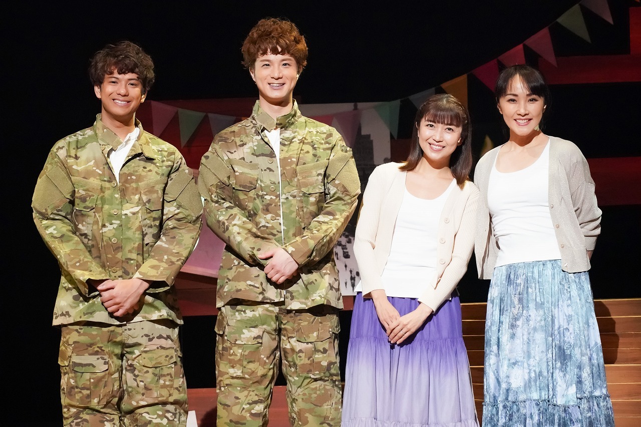 PARCO PRODUCE 2024 『ジョン＆ジェン』（左から）森崎ウィン、田代万里生、新妻聖子、濱田めぐみ