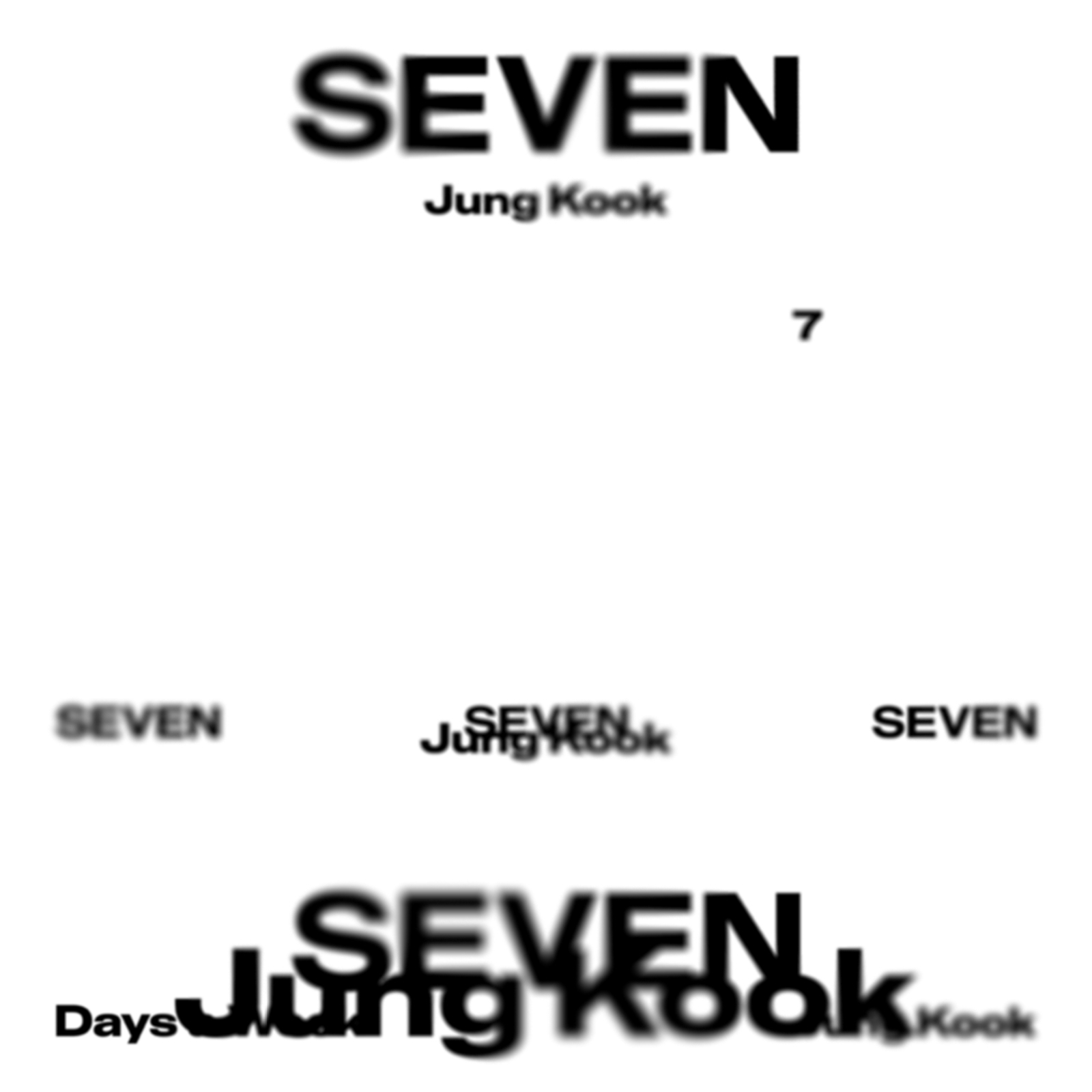 BTS JUNG KOOK「Seven」 （P）&（C）(C)BIGHIT MUSIC
