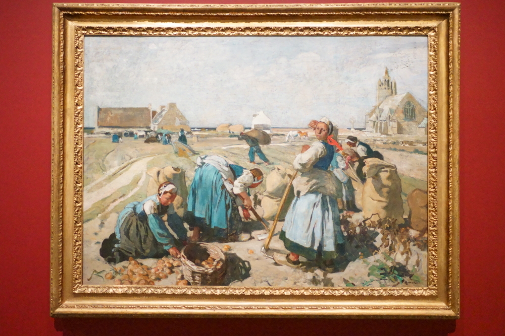 リュシアン・シモン《じゃがいもの収穫》1907年、油彩／カンヴァス　カンペール美術館蔵