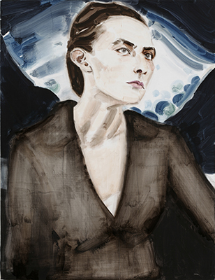 『Georgia O’Keeffe after Stieglitz 1918』 2006 カンヴァスに油彩 76.5×58.7cm (c)Elizabeth Peyton, courtesy Sadie Coles HQ, London, Gladstone Gallery, New York and Brussels, neugerriemschneider, Berlin