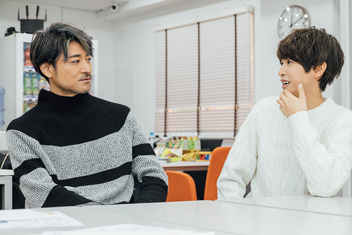 （左から）内田裕也、設楽銀河