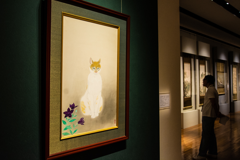 小林古径《猫》1946(昭和 21)年 山種美術館