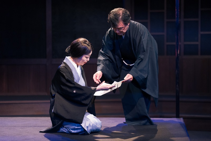 （左から）長尾郁子（鴫原桂）、長尾与吉（おのまさし）