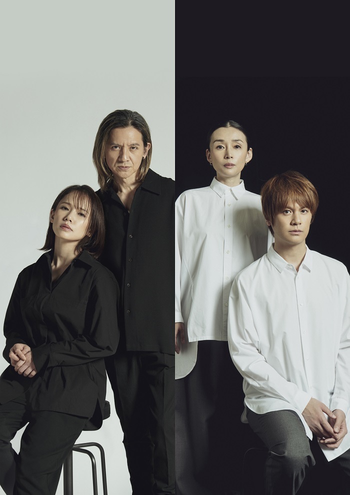 （左から）ソニン、岡本健一、中嶋朋子、浦井健治　　