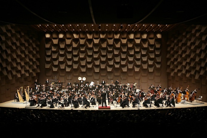 フェスティバルホールを本拠地としている大阪フィルハーモニー交響楽団。 （Ｃ）飯島隆