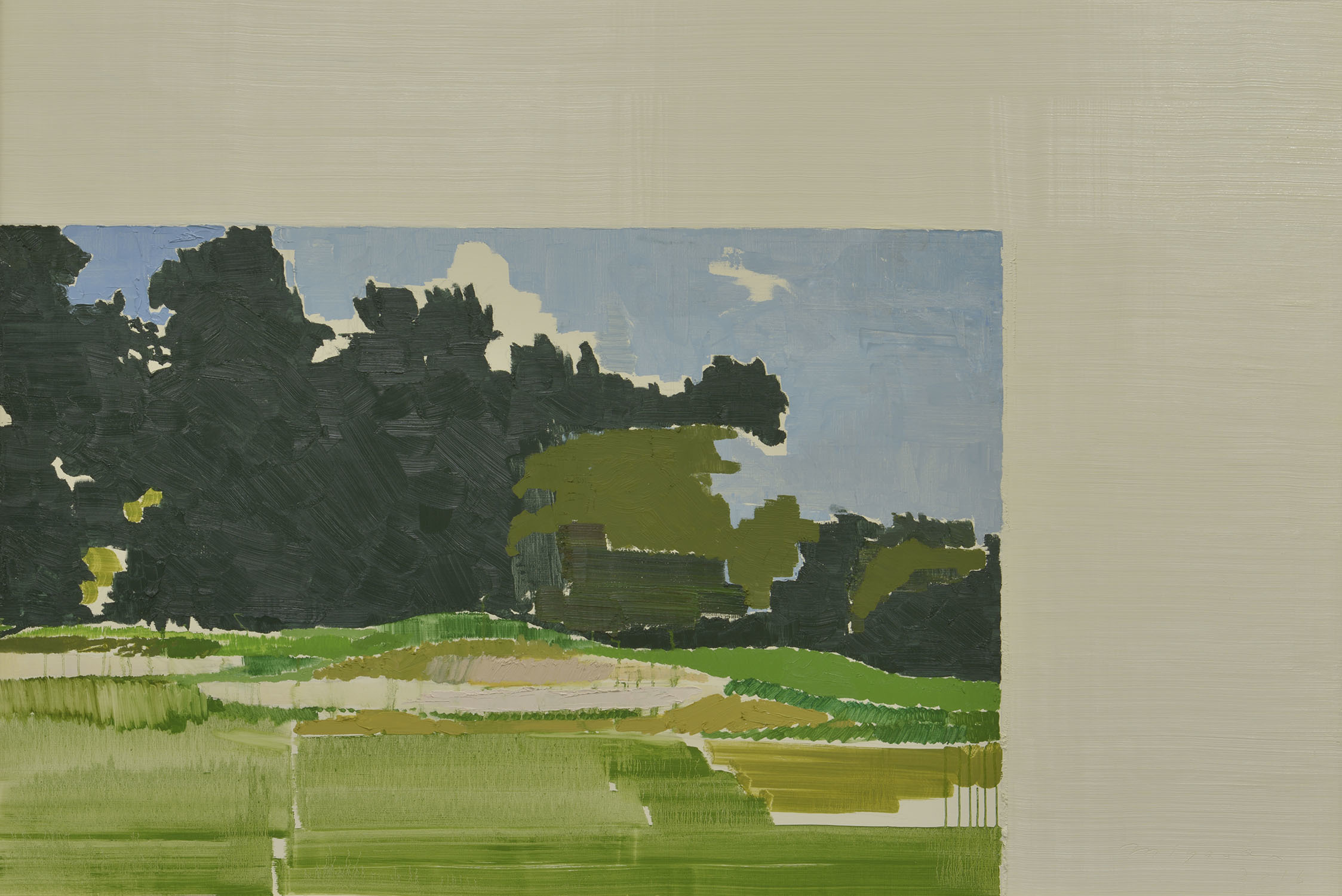 宮岡 俊夫（みやおか としお） 《Landscape》2016 年 油彩・キャンバス 132.7×196.2 ㎝ 1984 年生まれ 
