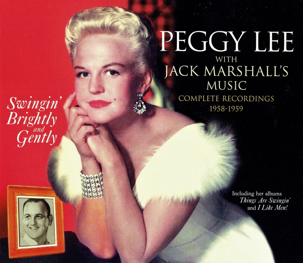 ジャック・マーシャルのアレンジで歌う、ペギー・リーのヴォーカル集「スウィンギン・ブライトリー・アンド・ジェントリー」（輸入盤CD）