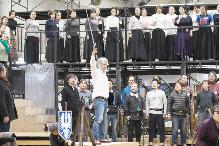 東京二期会『ローエングリン』稽古風景 (C) Naoko Nagasawa