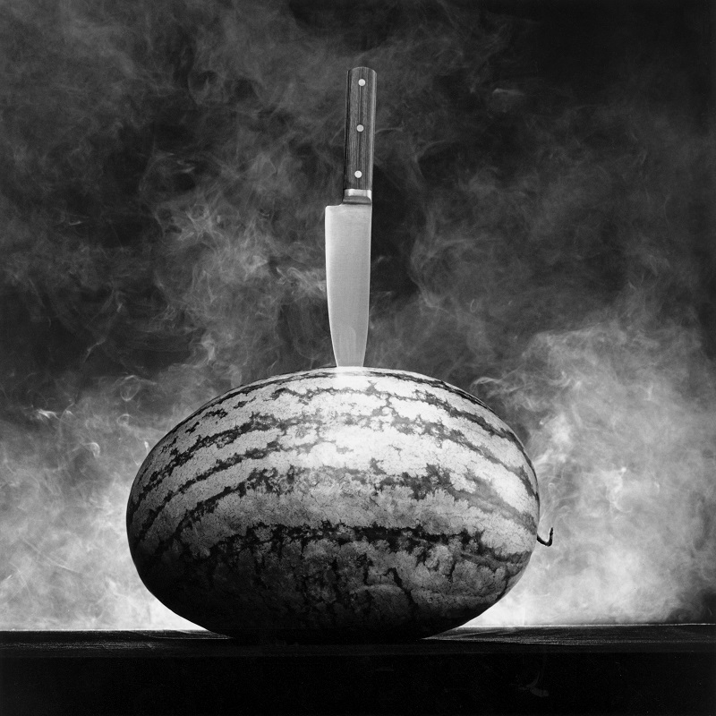 Watermelon with Knife, 1985 Gelatin Silver Print