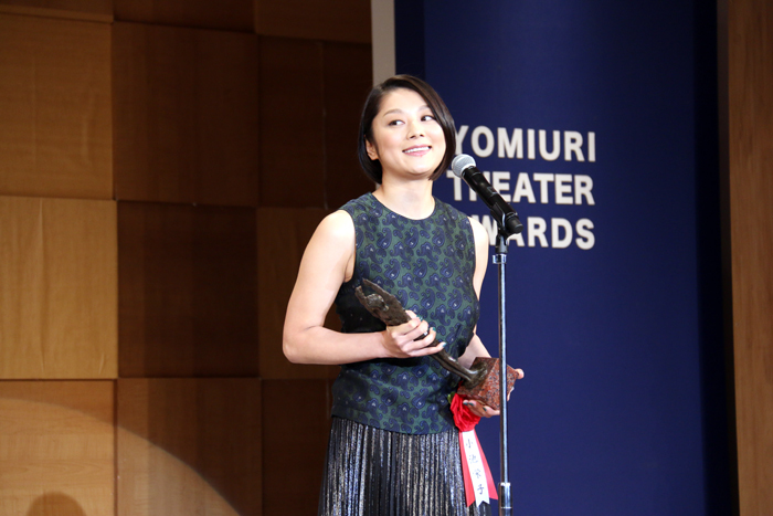 小池栄子　第23回読売演劇大賞贈賞式