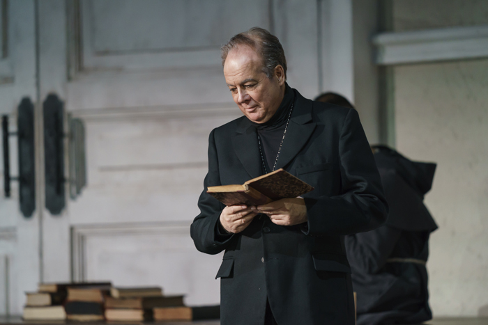 Ferruccio Furlanetto as Padre Guardiano (c) ROH 2019 photographed by Bill Cooper