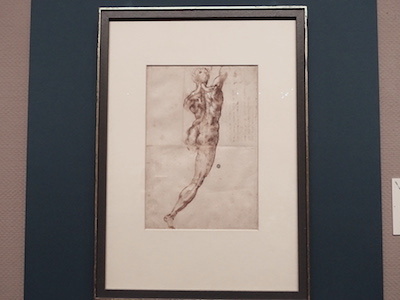 ミケランジェロ・ブオナローティ《背を向けた男性裸体像》 1504〜1505年頃 カーサ・ブオナローティ