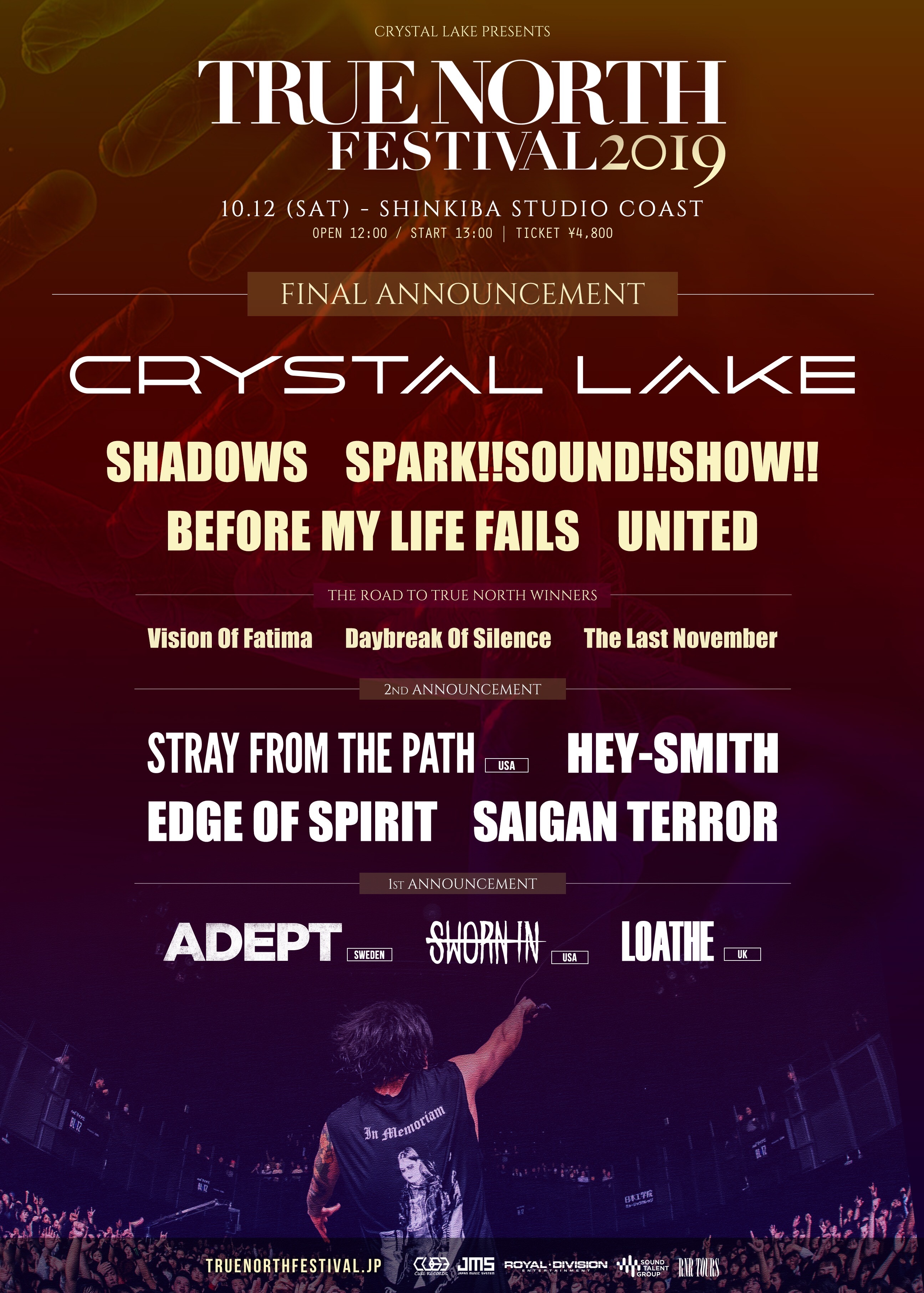 Crystal Lake『TRUE NORTH FESTIVAL 2019』