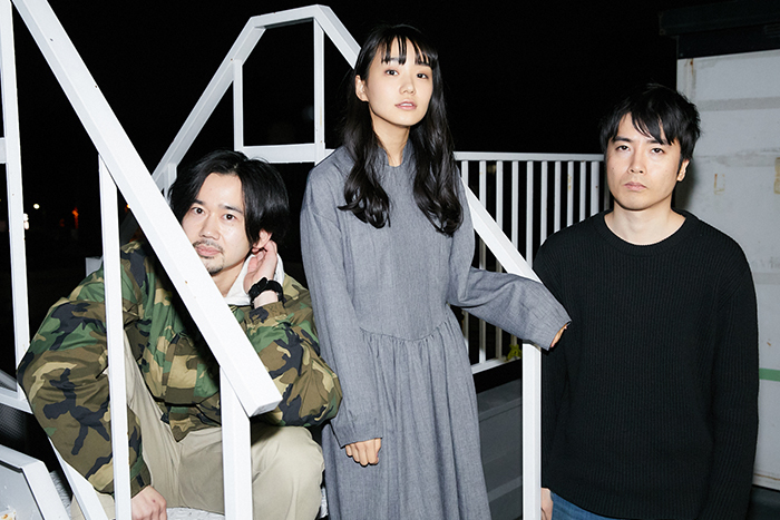（左から）山科圭太、奈緒、玉田真也 　（写真撮影：岩間辰徳）