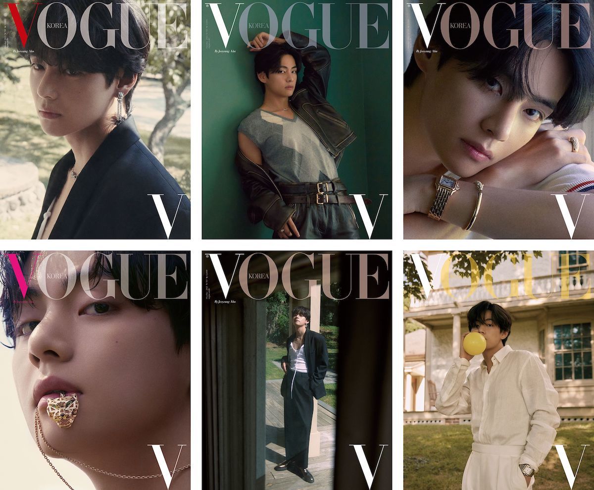 BTSのV（テヒョン）単独特集「VOGUE KOREA」カバー6種類