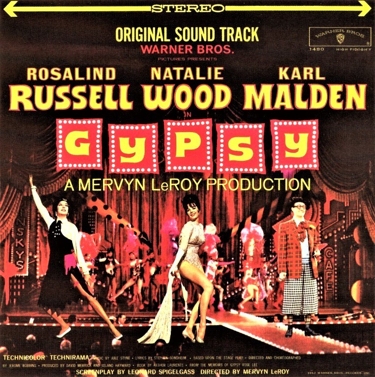『ジプシー』映画版（1962年）の公開時に発売された、サントラLP（CDは輸入盤かダウンロードで購入可）