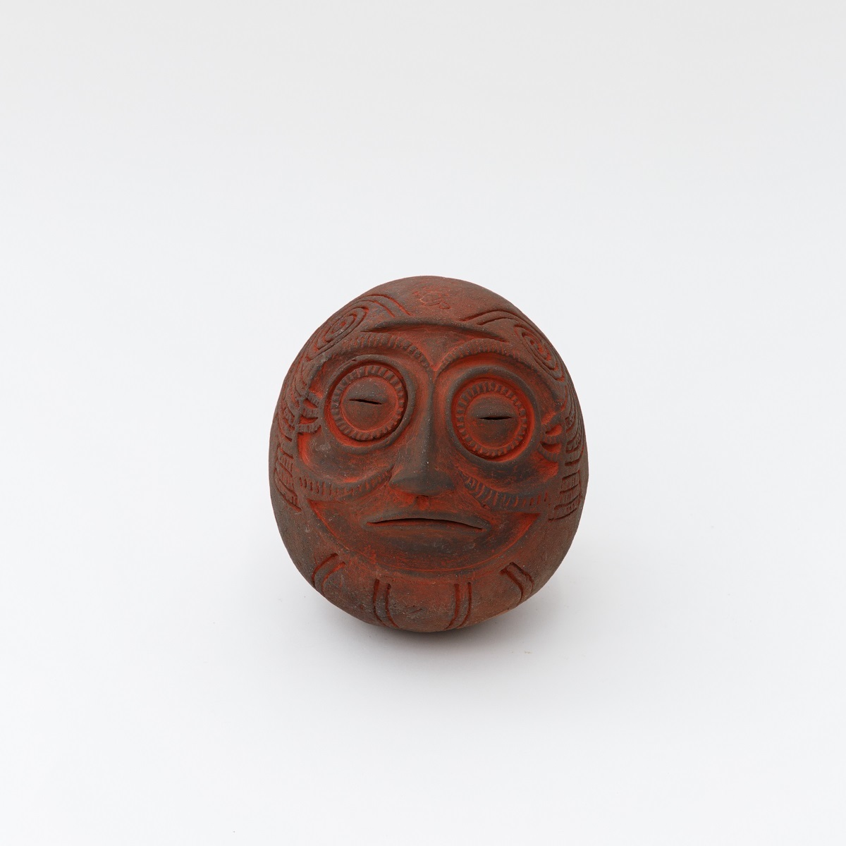 熊谷幸治《土偶・ダルマ》2010 17×20.5×21cm