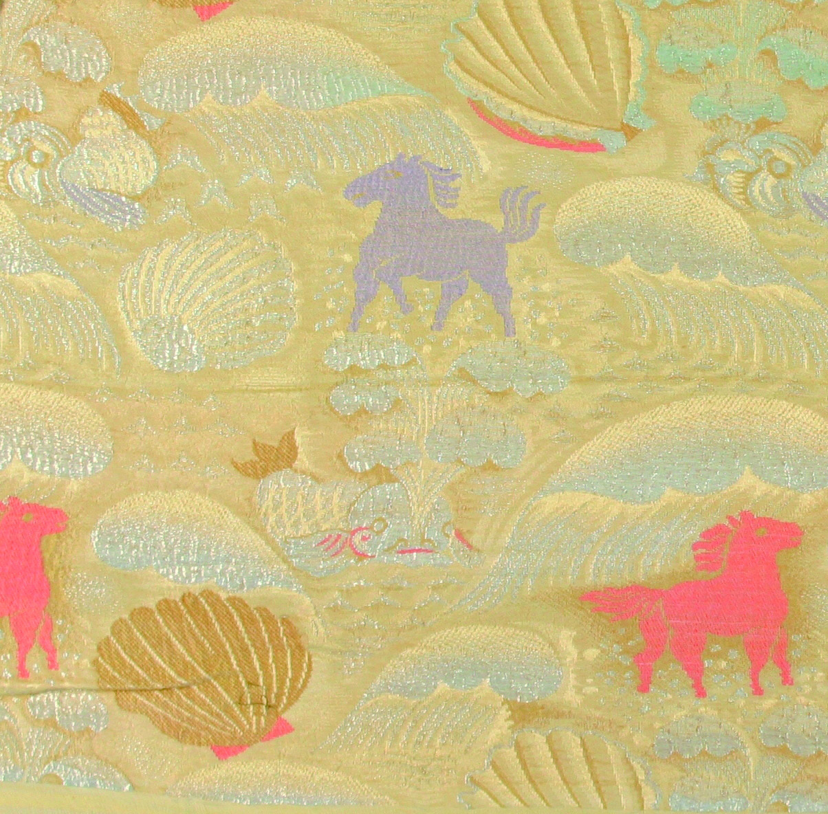 《貝殻と海の馬》 1922－24年頃 金銀糸の入った錦 デュフィ・ビアンキーニ蔵