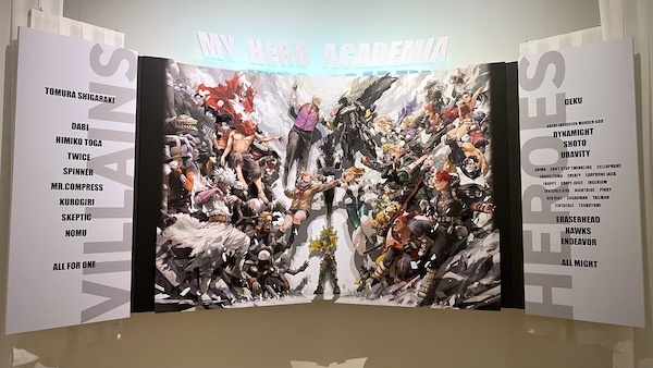 原画展描き下ろしキービジュアル「ヒーローVS敵（ヴィラン）」 (C)堀越耕平／集英社
