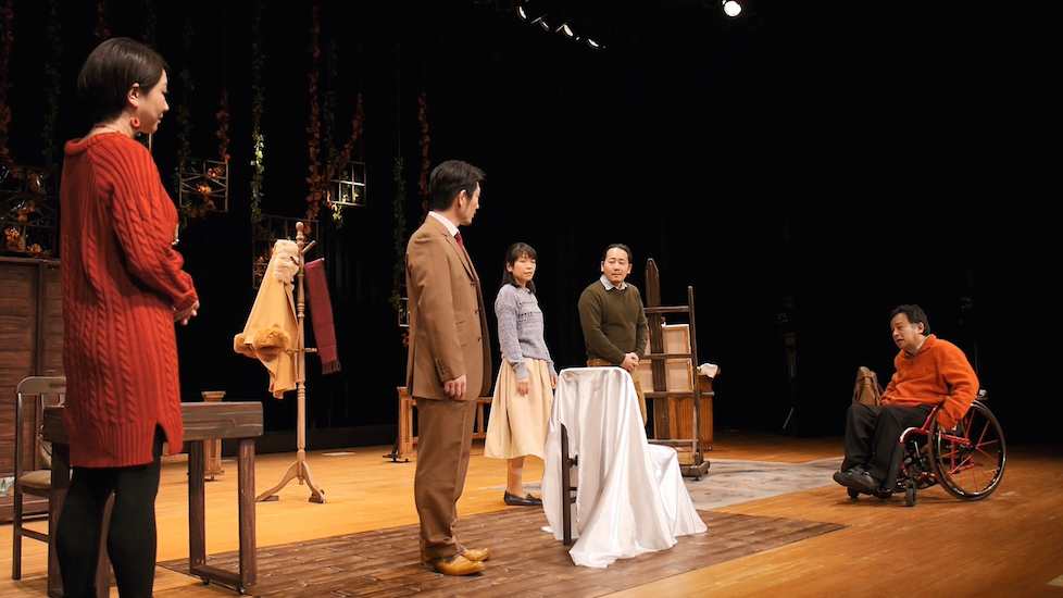  虚空旅団　第30回公演『アトリエのある背中』　2017年12月 「八尾市文化会館プリズムホール」初演より