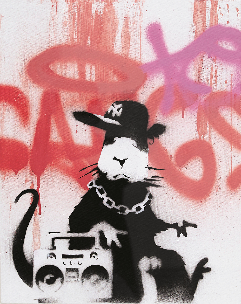 バンクシー《ギャングスタ ・ ラット》　Gangsta Rat　2004年　個人蔵　(C)