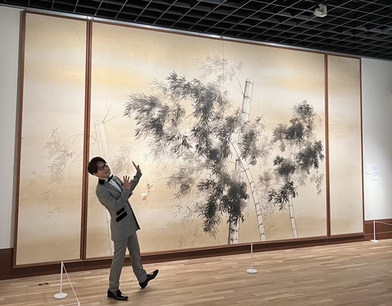 《風竹野雀》（1934年　京都市美術館蔵）と石井琢磨