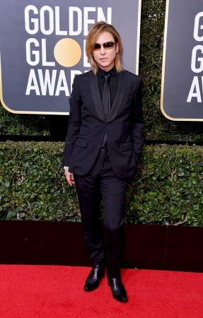 Golden Globes 2018 - Yoshiki Photo （Yoshiki Golden Globes 2018 - licensed GettyImages-web.jpg） George Pimentel/Getty Images