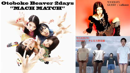 おとぼけビ〜バ〜×月見ル君想フ 2days企画“マッハマッチ”でvalknee、テレビ大陸音頭との2マン開催決定！
